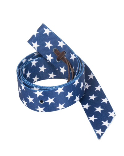 Stars Print Nylon Latigo Tie Strap