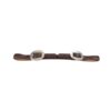 Rolled & Sewn Heavy Oiled Leather Curb Strap