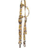 Cowhide & Sunflower Print Nylon One Ear Headstall