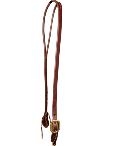 Heavy Oiled Single Buckle Slit Ear Headstall