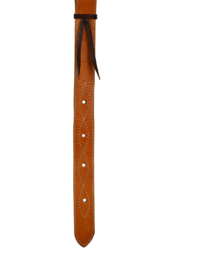 Natural Leather Lined & Stitched Rear Billets