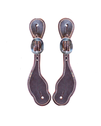 Heavy Oiled Ladies Spur Straps