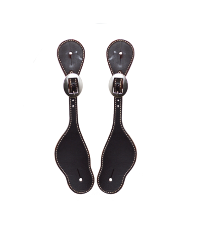 Heavy Oiled Mens Spur Straps