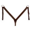 Suede Leather Silver Spotted Breastcollar