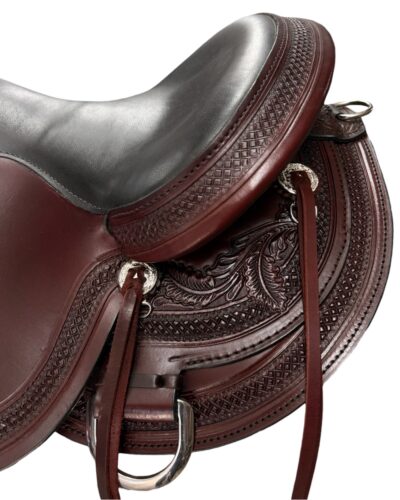 Alternative view of 16'' Circle Y Julie Goodnight Teton Flex2 Trail Saddle