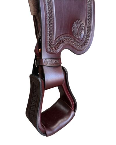 16'' Circle Y Julie Goodnight Teton Flex2 Trail Saddle - Image 4