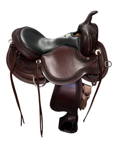 16'' Circle Y Julie Goodnight Teton Flex2 Trail Saddle - Image 5