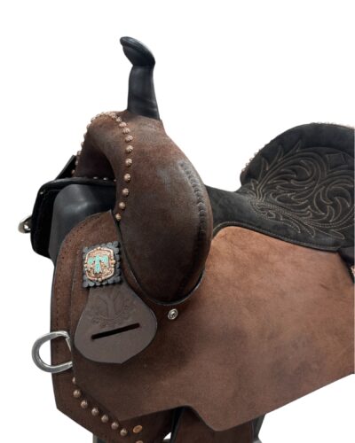 15.5'' Circle Y JBN Thunderbird Barrel Saddle - Image 4