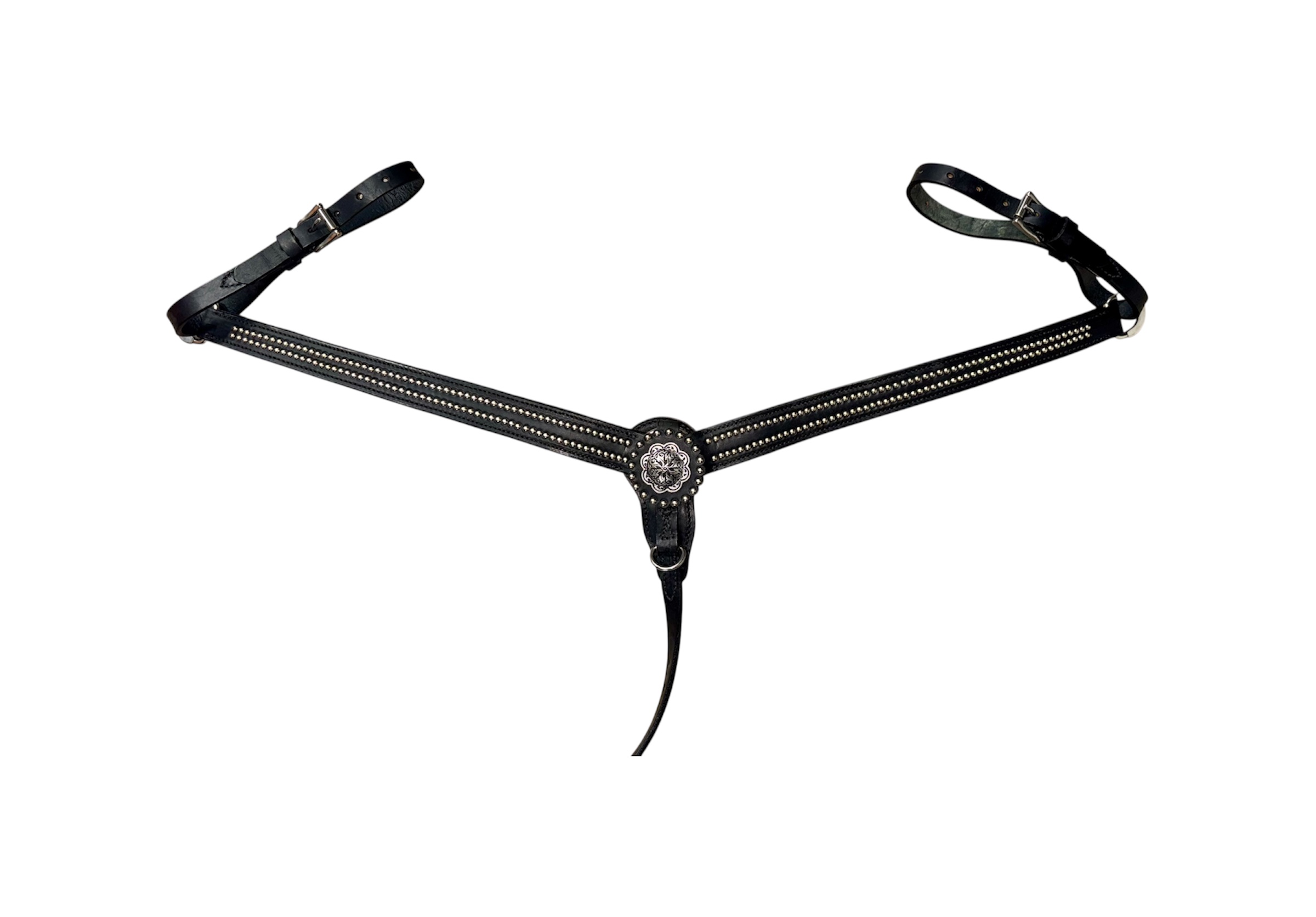 Weaver Back In Black Tapered Breastcollar