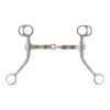 Stainless Steel Tom Thumb Bit w/ Copper Rollers