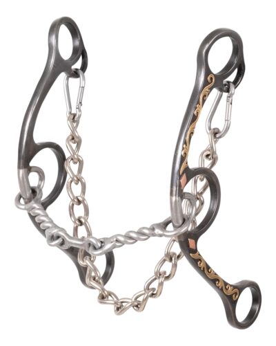 Classic Equine Sherry Cervi Twisted Wire Dogbone Long Shank 2 Bit