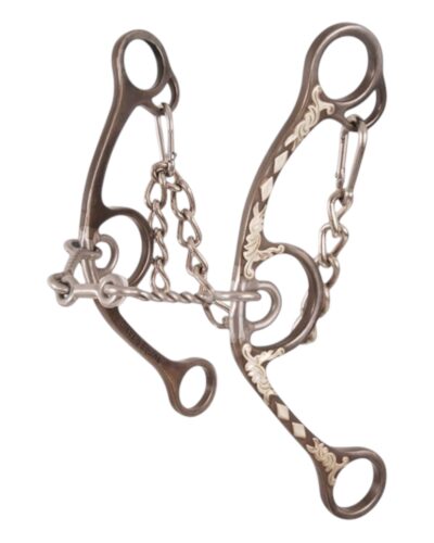Classic Equine Sherry Cervi Diamond Long Shank 11 Small Twisted Wire Dogbone Bit