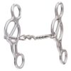 Professionals Choice Short Shank Gag- Twisted Chain Wire Bit
