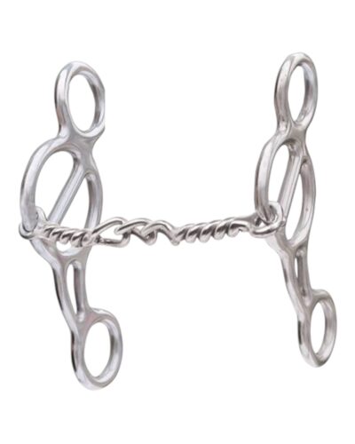 Professionals Choice Short Shank Gag- Twisted Chain Wire Bit