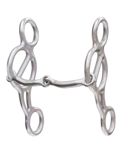 Professionals Choice Short Shank Gag Bit-Snaffle