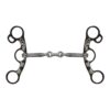Brown Steel Short Shank Dog bone Snaffle,