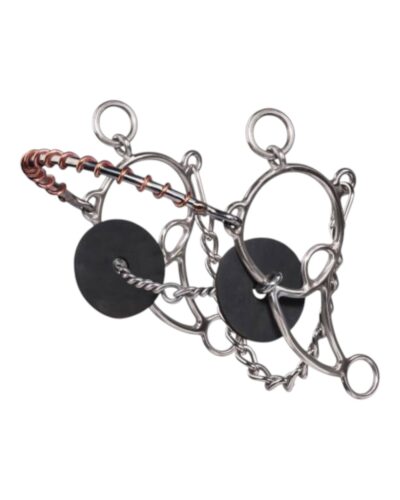 Professionals Choice Brittany Pozzi Combo Twisted Wire Snaffle Bit