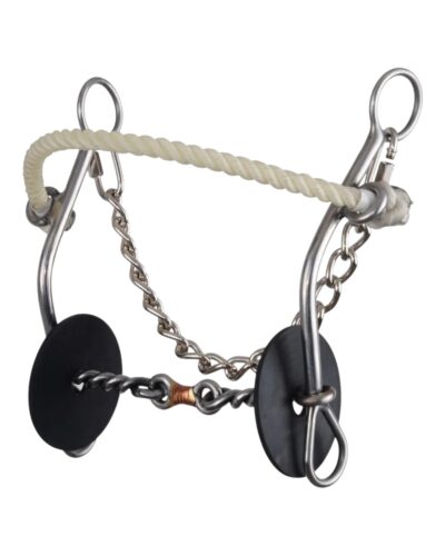 Reinsman Josey-Mitchell Twisted Wire Dogbone Side Pull Bit