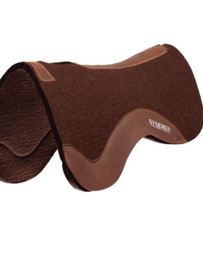 Weaver Synergy Chocolate Contoured Close Contact Performance Saddle Pad