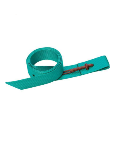Weaver Emerald Green Nylon Tie Strap w/ Holes