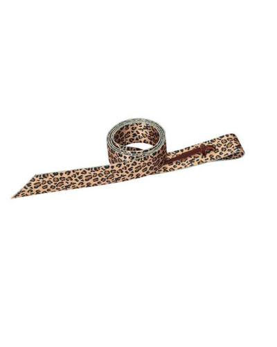 Weaver Leopard Patterned Poly Tie Strap w/ Holes