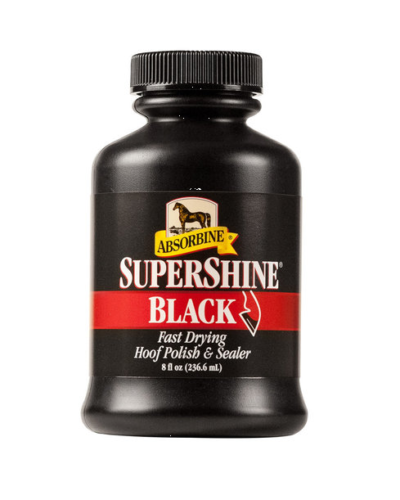 Supershine Fast Drying Hoof Polish & Sealer-Black