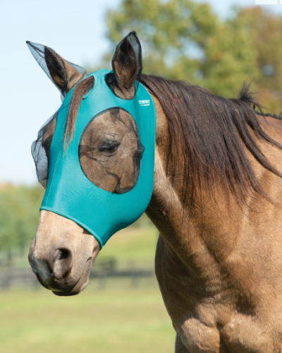 Weaver Synergy Powered by CoolCore Equine Lycra Fly Mask-Size Medium - Image 3