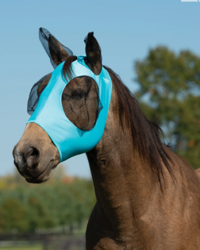 Alternative view of Weaver Synergy Powered by CoolCore Equine Lycra Fly Mask-Size Medium