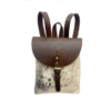 Hair on Cowhide Leather Backpack