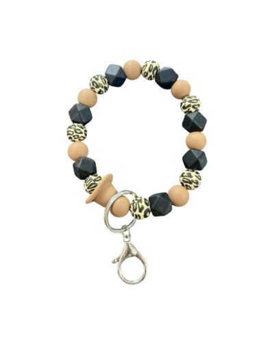 Hold On To Your Hat Large Beaded Bracelet Keychain