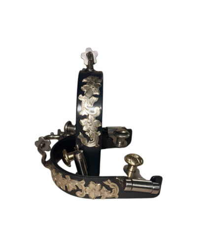 Ladies Black Steel Bumper Rowel Spur