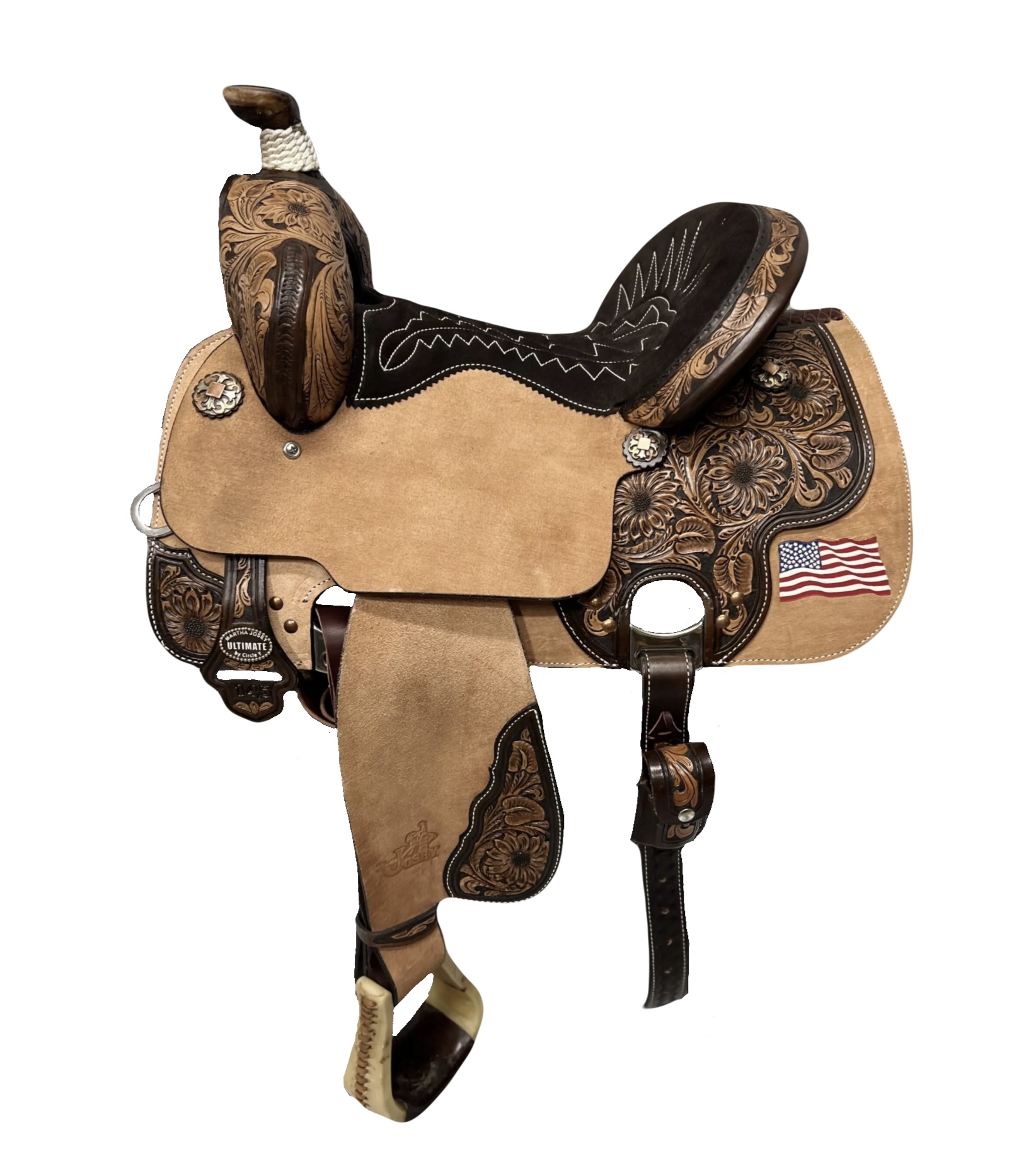 Circle Y Martha Josey Patriot All-Around Saddle Wide Tree MJ43