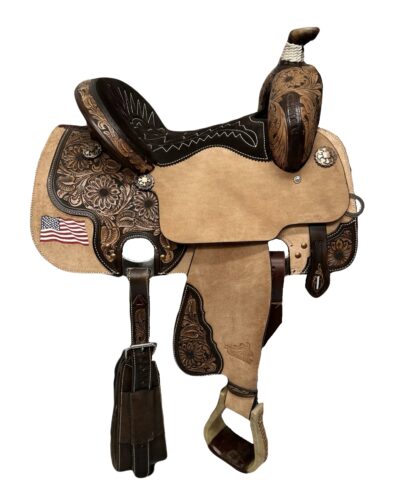 Circle Y Martha Josey Patriot All-Around Saddle Wide Tree MJ43 - Image 5