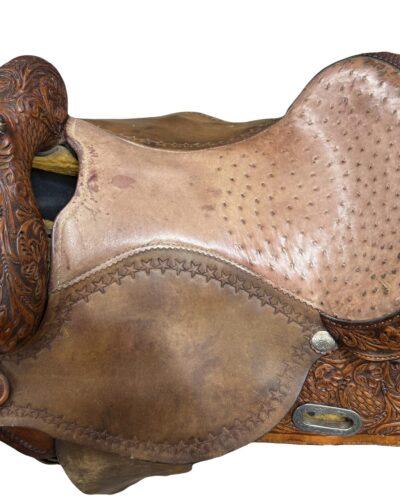 Used 16'' Circle Y Martha Josey Barrel Saddle - Image 3