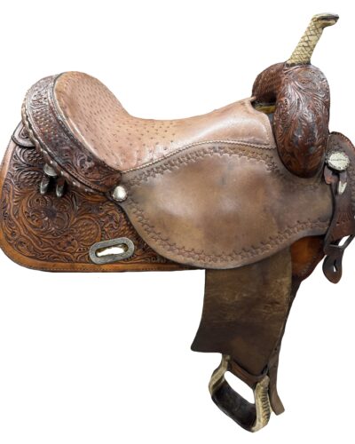 Used 16'' Circle Y Martha Josey Barrel Saddle - Image 6