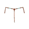 Circle Y Turquoise Roundup Breastcollar