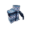 Aztec Printed Insulated Nylon Bottle Carrier with Pocket