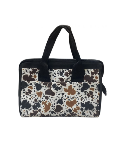Durable Nylon Cow Print Tote Bag