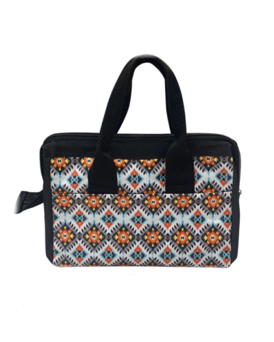 Durable Nylon Aztec Print Tote Bag