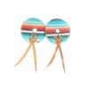 Southwest Serape Leather Bit Guards