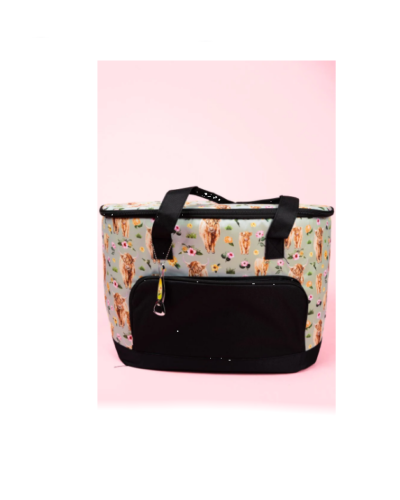 Moovelous Meadow & Black Cooler Tote with Lid