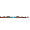 Circle Y Turquoise Roundup Regular Oil Wither Strap