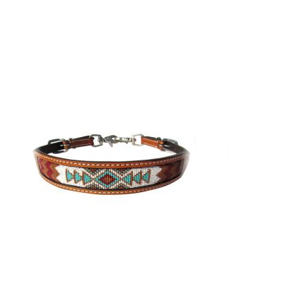 Navajo Beaded Inlay Wither Strap