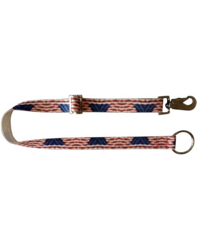 American Flag Print Nylon Adjustable Bucket Hanger