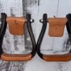 Nettles 2'' Charcoal Chisholm Stirrups