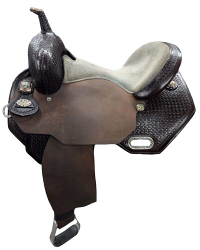 Used 14'' Circle Y Sarah Rose Prairie Rose Barrel Saddle
