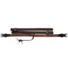 Circle Y Chocolate Roughout Floral Flank Cinch