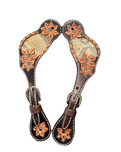 Circle Y Python Pass Spur Straps