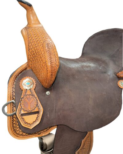 Alternative view of Custom Dawson Barrel Saddle By Circle Y