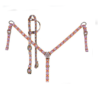 Aztec Print Nylon 1-Ear Headstall & Breastcollar Set